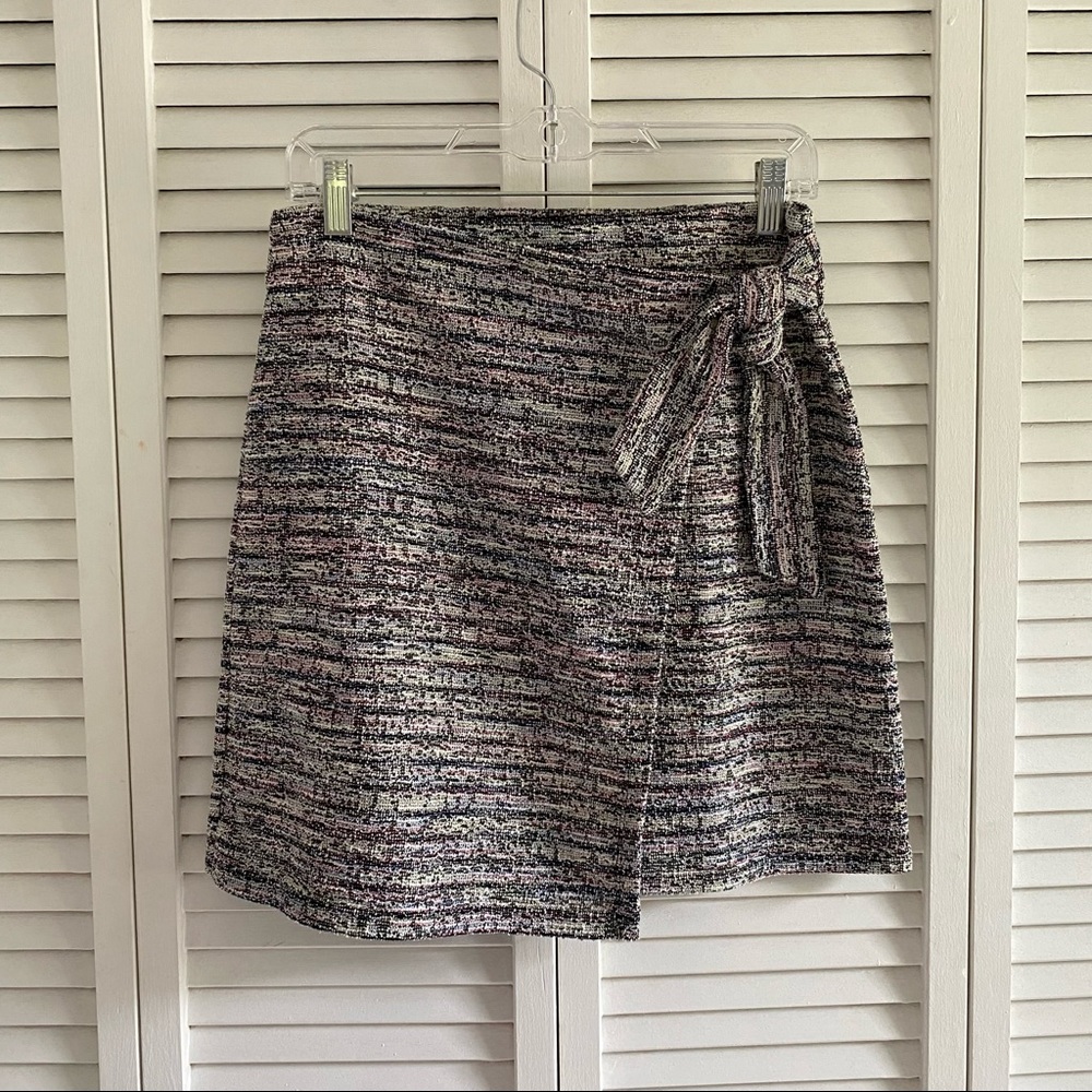 LOFT | Tweed Wrap Skirt